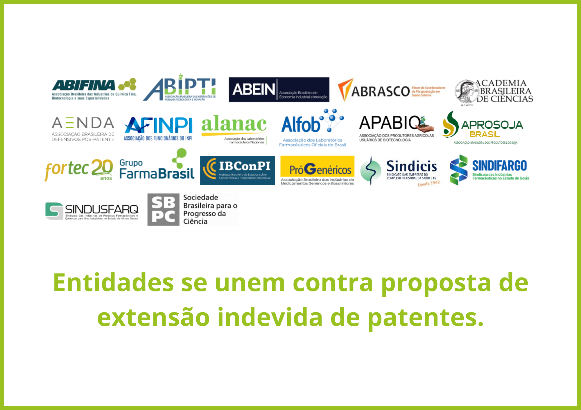 ALANAC assina como entidade signatária posicionamento contra alterações na Lei de Patentes previstas na Emenda n°4 ao PL 2.210/2022 e PL 5.810/2025